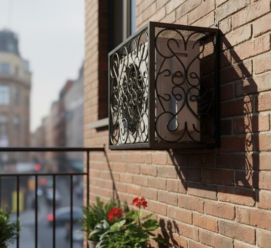 Корзина для кондиционера из оцинкованного листа